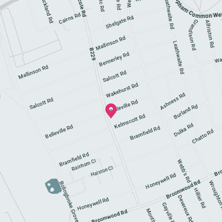 Clapham Mobile Map