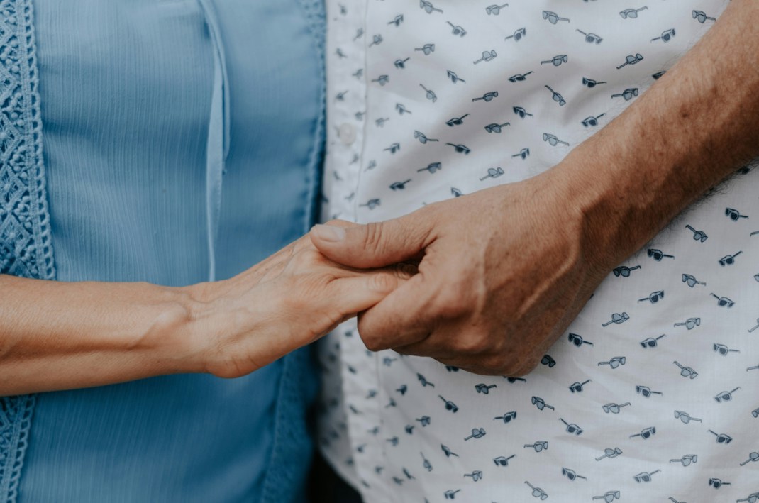 elderly couple